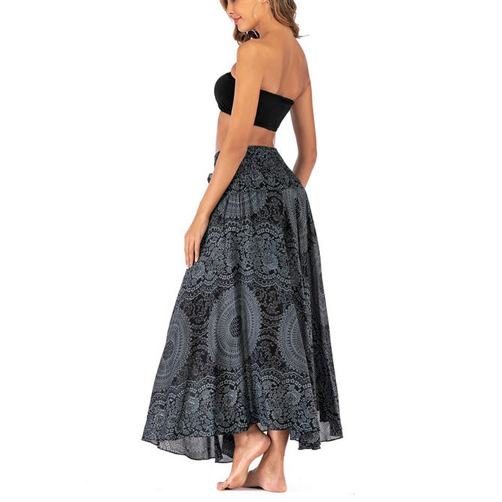 	 Buddha Stones Dos Estilos Usar Boho Rosa de los Vientos Falda Vestido - image 47