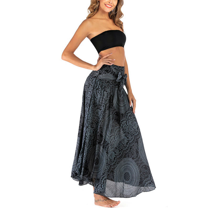 	 Buddha Stones Dos Estilos Usar Boho Rosa de los Vientos Falda Vestido - image 46