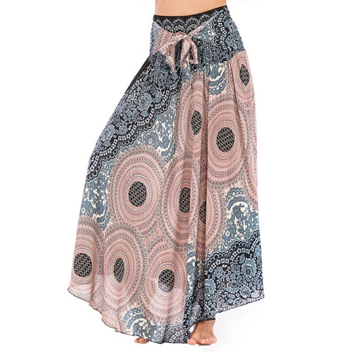 Vestido con falda de encaje y estampado de rosa de los vientos estilo bohemio de Buddha Stones Two Style Wear - Rosa Misty - US4-12, UK/AU8-16, EU36-44 (F) - image 26