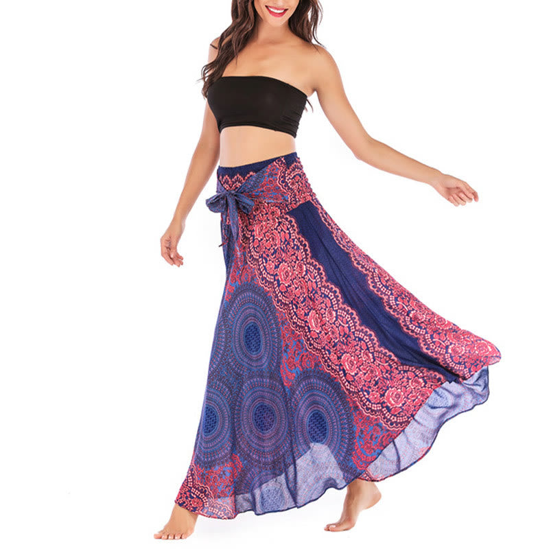 Buddha Stones Dos Estilos Usar Vestido de Encaje con Rosa de los Vientos Bohemia - image 11