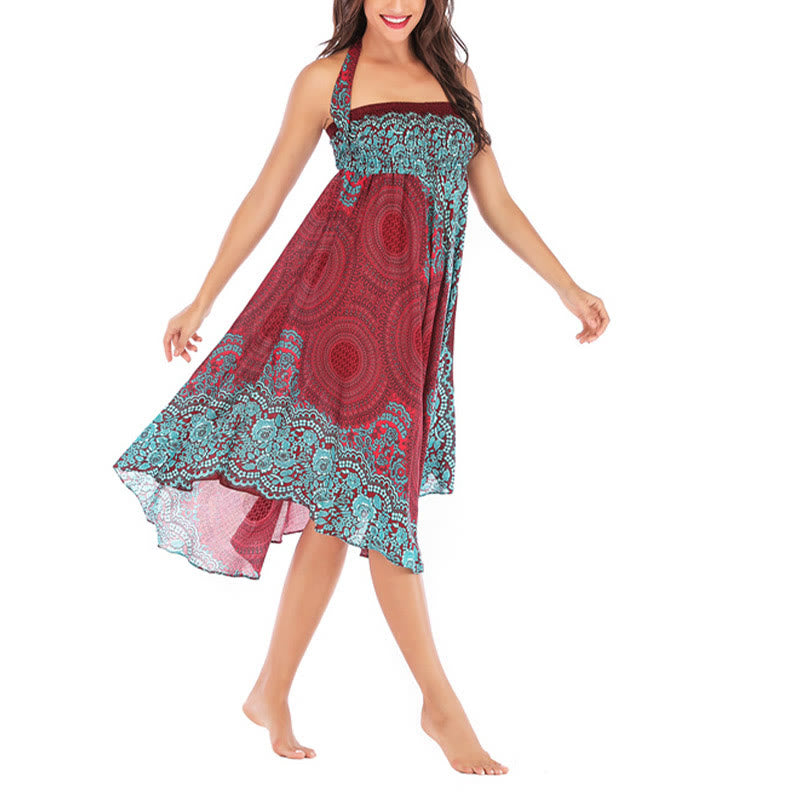 Buddha Stones Dos Estilos Usar Vestido de Encaje con Rosa de los Vientos Bohemia - image 44