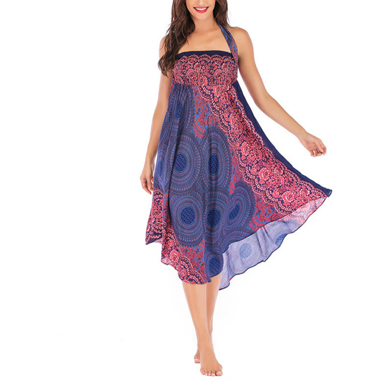 Buddha Stones Dos Estilos Usar Vestido de Encaje con Rosa de los Vientos Bohemia - image 12