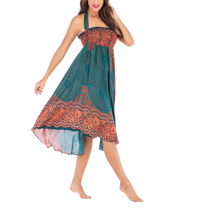 Buddha Stones Dos Estilos Usar Vestido de Encaje con Rosa de los Vientos Bohemia - image 6