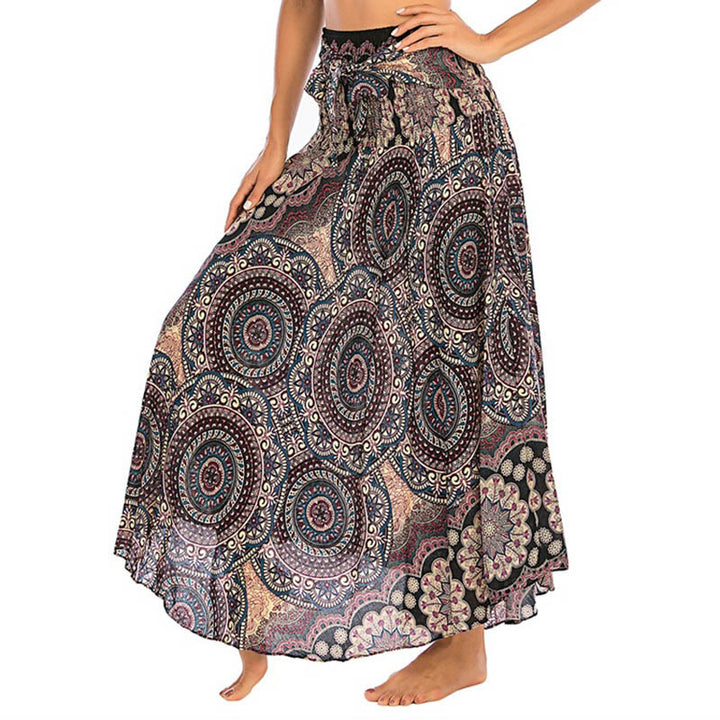 	 Vestido de encaje estilo bohemio con mandala flor y dos estilos de piedras de Buda - BurlyWood - US4-12, UK/AU8-16, EU36-44 (F) - image 10