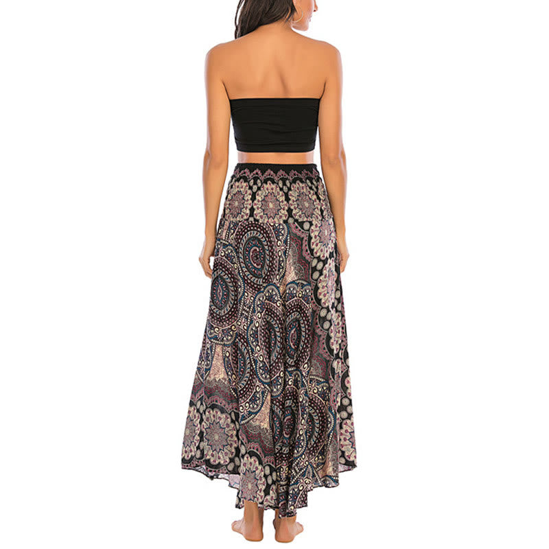 	 Vestido de encaje estilo bohemio con mandala flor y dos estilos de piedras de Buda - image 14