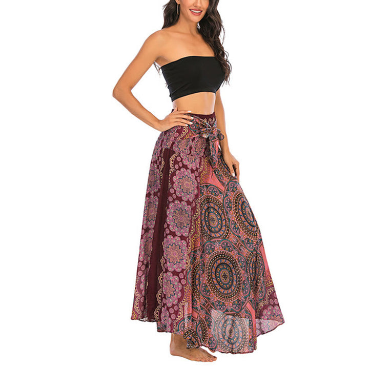 	 Vestido de encaje estilo bohemio con mandala flor y dos estilos de piedras de Buda - image 25