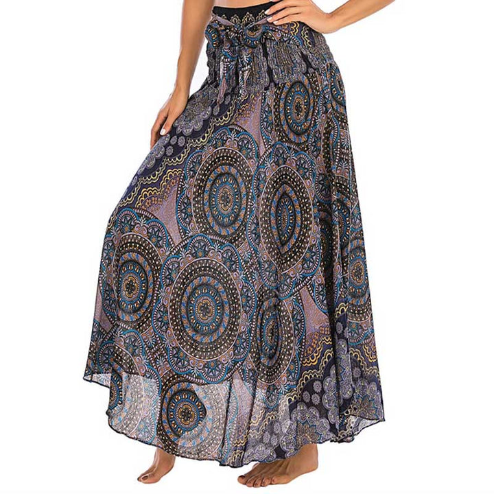 	 Vestido de encaje estilo bohemio con mandala flor y dos estilos de piedras de Buda - RosyBrown - US4-12, UK/AU8-16, EU36-44 (F) - image 28