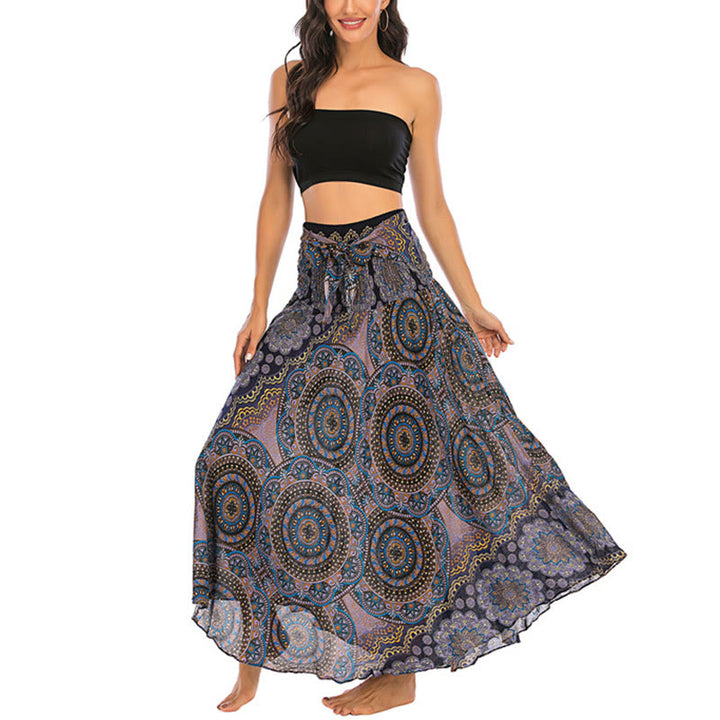 	 Vestido de encaje estilo bohemio con mandala flor y dos estilos de piedras de Buda - image 33