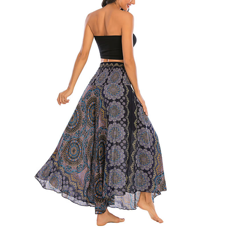 	 Vestido de encaje estilo bohemio con mandala flor y dos estilos de piedras de Buda - image 32