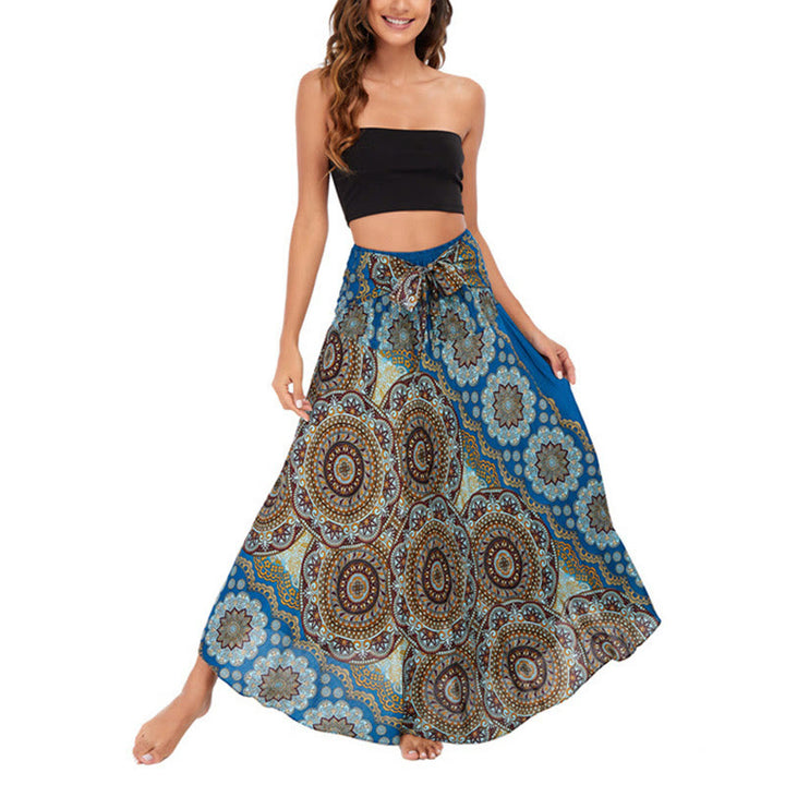 	 Vestido de encaje estilo bohemio con mandala flor y dos estilos de piedras de Buda - image 38