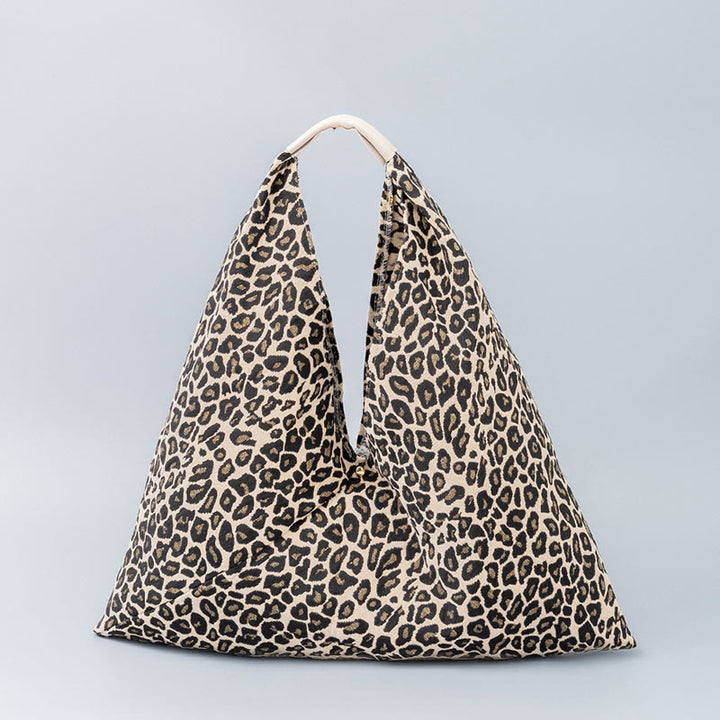 Buddha Piedras Geometría Tigre Flores Leopardo Rayas Estampado Bolsa de Hombro Triangular Bajo el Brazo