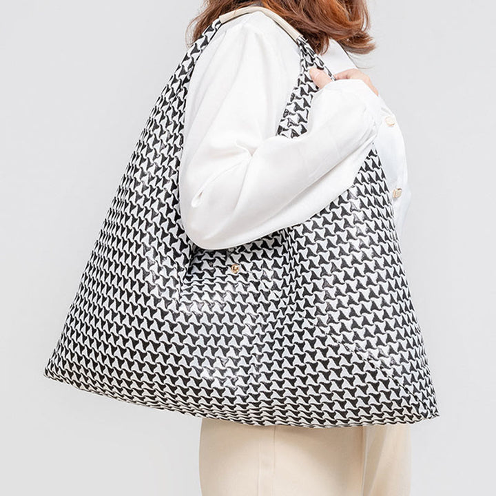 Buddha Piedras Geometría Tigre Flores Leopardo Rayas Estampado Bolsa de Hombro Triangular Bajo el Brazo