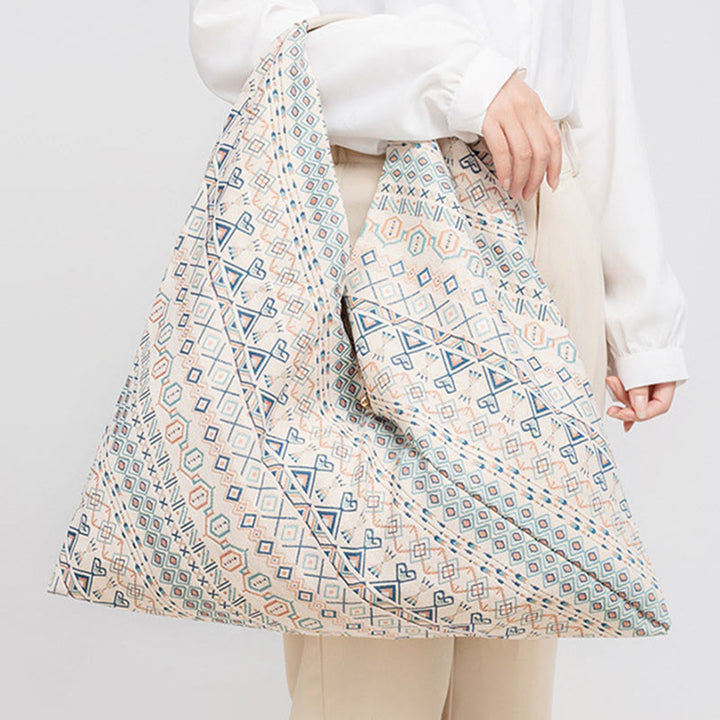 Buddha Piedras Geometría Tigre Flores Leopardo Rayas Estampado Bolsa de Hombro Triangular Bajo el Brazo