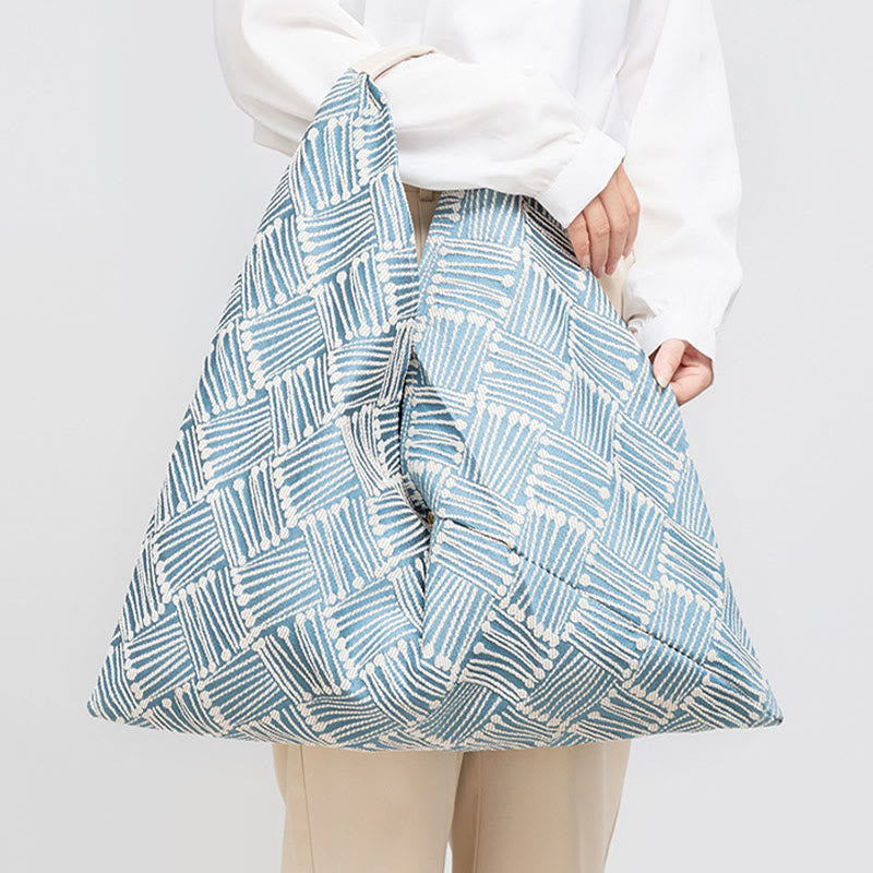 Buddha Piedras Geometría Tigre Flores Leopardo Rayas Estampado Bolsa de Hombro Triangular Bajo el Brazo