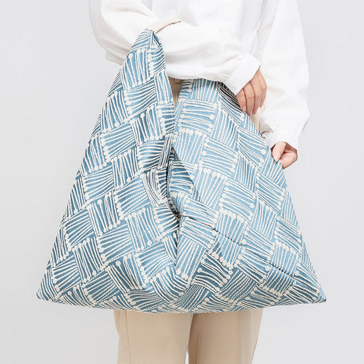 Buddha Piedras Geometría Tigre Flores Leopardo Rayas Estampado Bolsa de Hombro Triangular Bajo el Brazo