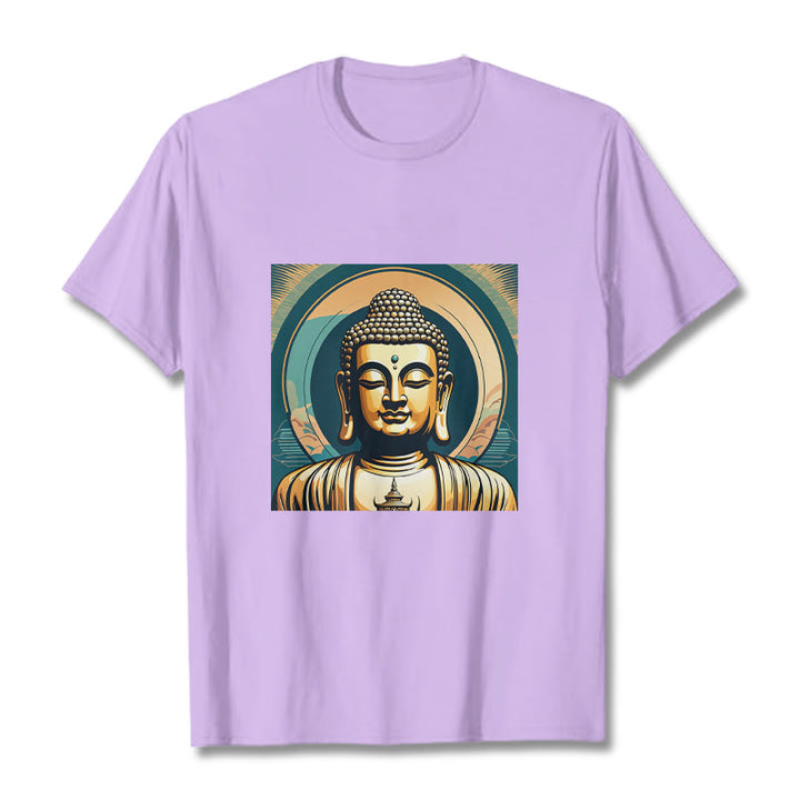 	Camisa de Buda Piedras Aura Buda Dorado - Ciruela - 2XL - image 15