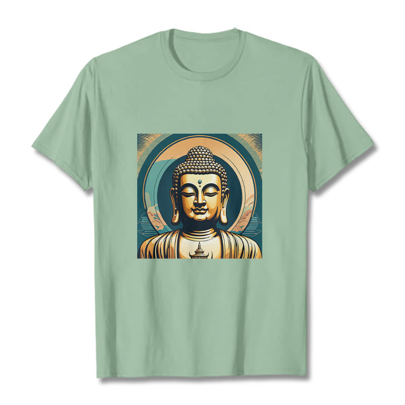 	Camisa de Buda Piedras Aura Buda Dorado - Verde pálido - 2XL - image 13