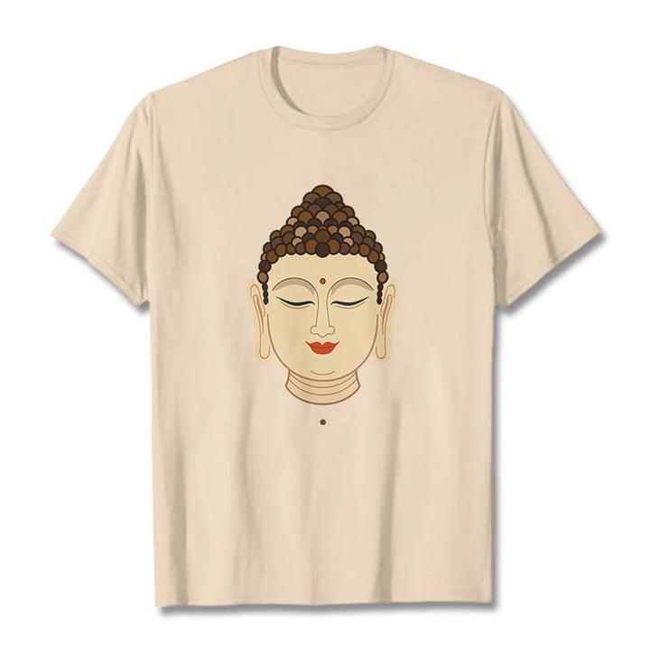 Buddha Stones Meditación Buddha Camiseta - Sopa de mariscos - 2XL - image 0