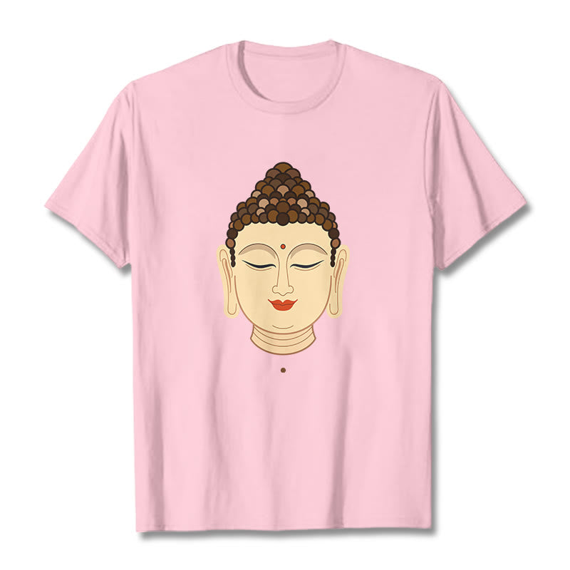 Buddha Stones Meditación Buddha Camiseta - rosa claro - 2XL - image 11