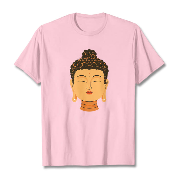 Camiseta de Buda de meditación bendecida de Buddha Stones - Rosa claro - 2XL - image 11