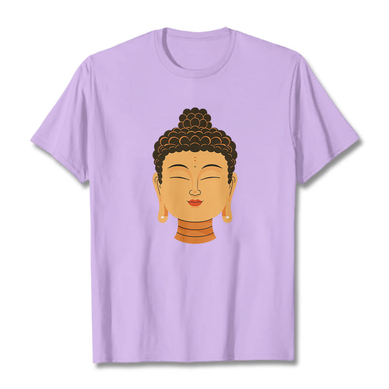Camiseta de Buda de meditación bendecida de Buddha Stones - Ciruela - 2XL - image 12