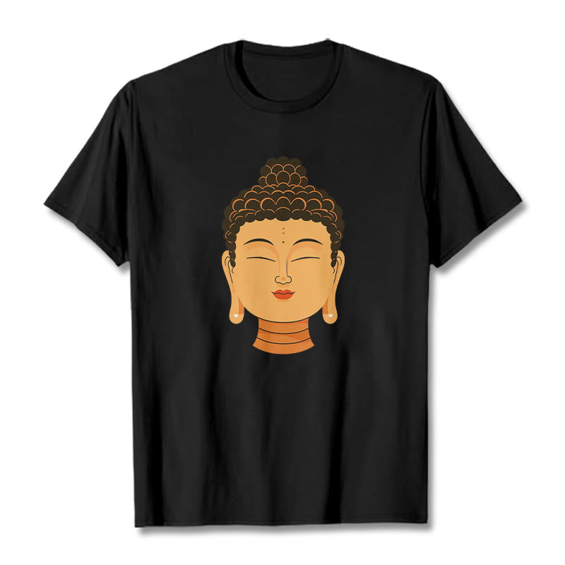 Camiseta de Buda de meditación bendecida de Buddha Stones - Negro - 2XL - image 5