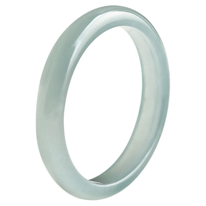 Anillo de Suerte y Prosperidad de Jade Natural de Buddha Stones