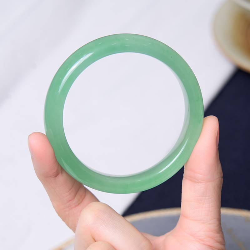 Buddha Stones Promueve Nuevos Comienzos Pulsera de Jade Verde Menta Conjunto