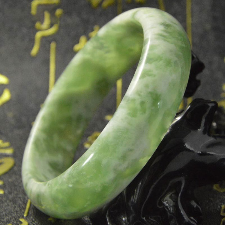 Pulsera de Jade Natural de la Suerte y Prosperidad Buddha Stones