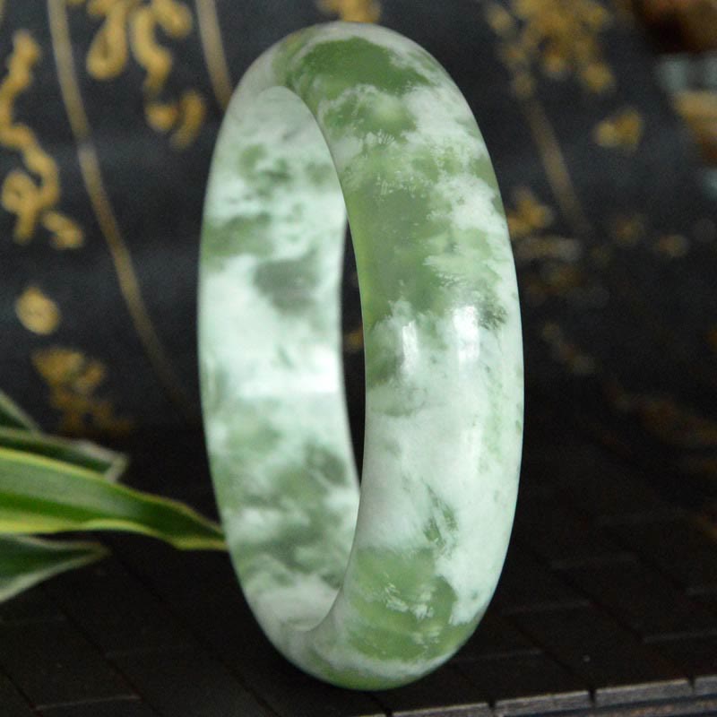 Pulsera de Jade Natural de la Suerte y Prosperidad Buddha Stones