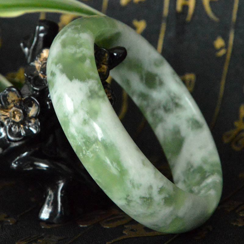 Pulsera de Jade Natural de la Suerte y Prosperidad Buddha Stones