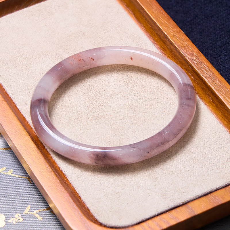 Buddha Stones Aumenta la Felicidad y la Alegría Pulsera Púrpura Јuego