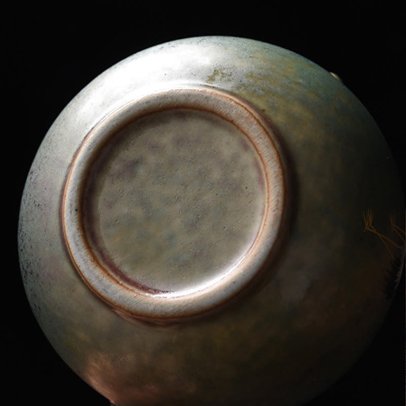 Buddha Stones Tetera de Kung Fu Blanca de Nube Grulla de Cerámica de Té de Gongfu Chino