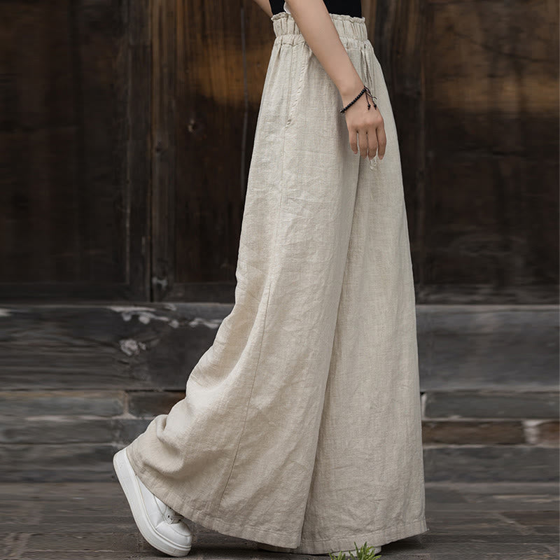 Vestido de mujer de manga corta, por debajo de la rodilla, con bolsillos, de lino ramio teñido con la técnica tie-dye, con estampado de Buddha Stones. - image 19