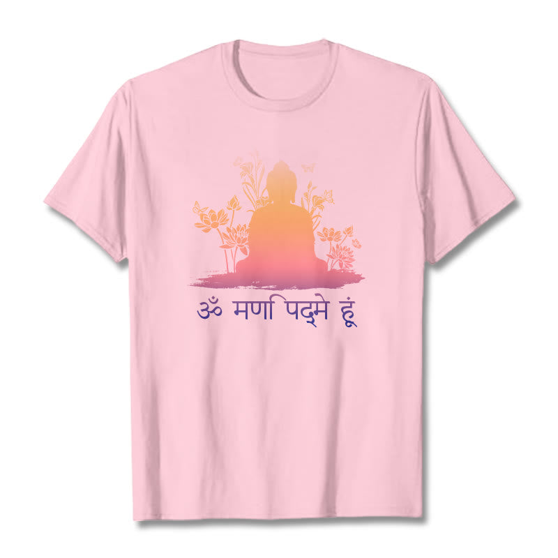 Buddha Stones Sánscrito OM NAMAH SHIVAYA Camiseta - rosa claro - 2XL - image 12