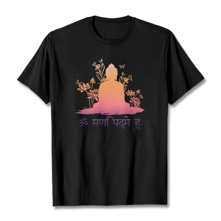 Buddha Stones Sánscrito OM NAMAH SHIVAYA Camiseta - Negro - 2XL - image 4