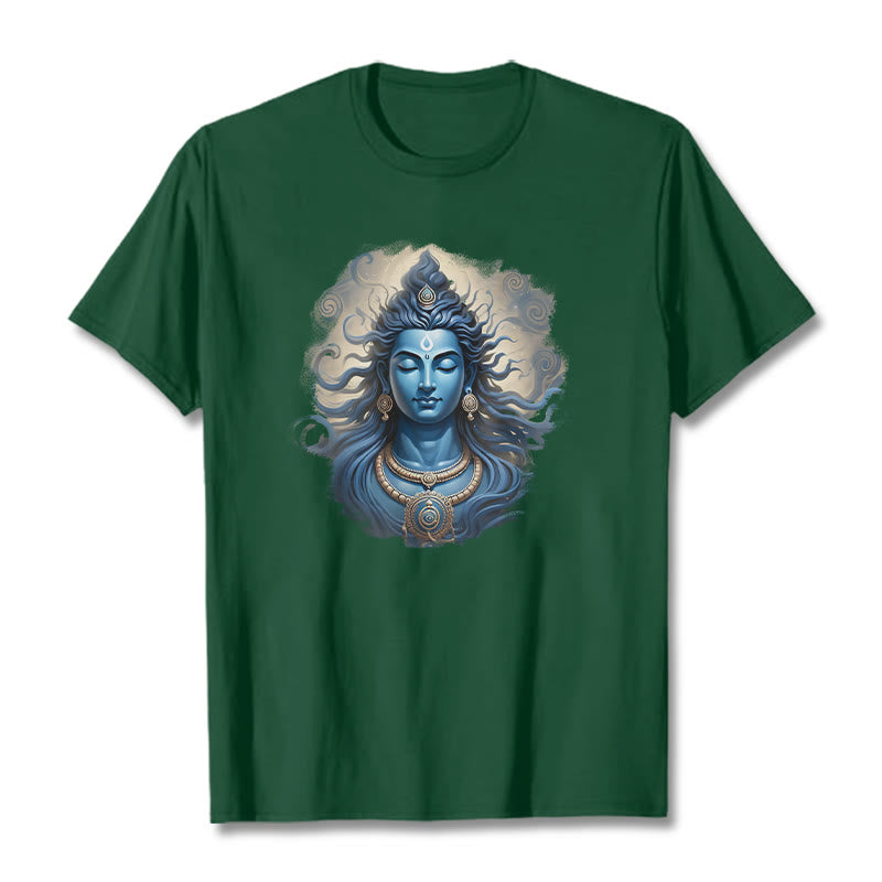 Buddha Stones OM NAMAH SHIVAYA Camiseta Buda - Verde bosque - 2XL - image 11