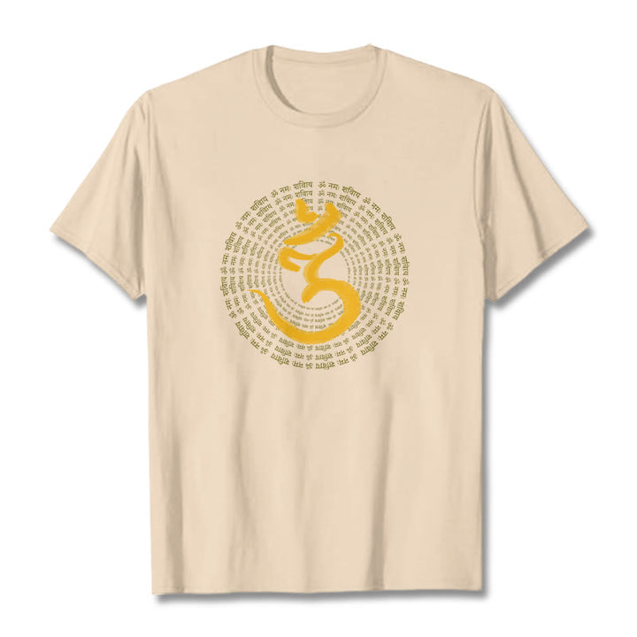 Buddha Stones 108 OM NAMAH SHIVAYA Mantra Camiseta Sánscrita - Sopa de mariscos - 2XL - image 10