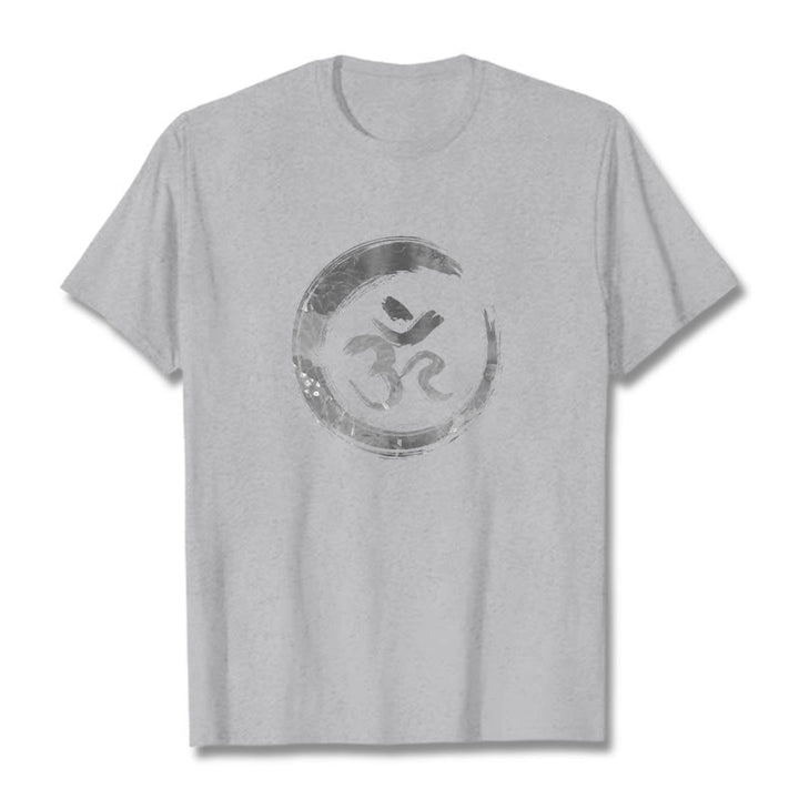 Buddha Stones OM Mantra Sánscrito Camiseta - Gris claro - 2XL - image 18
