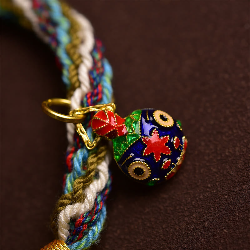 Buddha Stones Pulsera Trenzada a Mano con Nudo de Reencarnación de Bestia Tragadora de Oro para Sanación Familiar