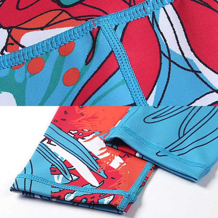 Buddha Stones Leggings de Yoga para Mujeres con Estampado de Pétalos de Flores Coloridos de Deporte Ejercicio y Fitness de Cintura Alta - image 23
