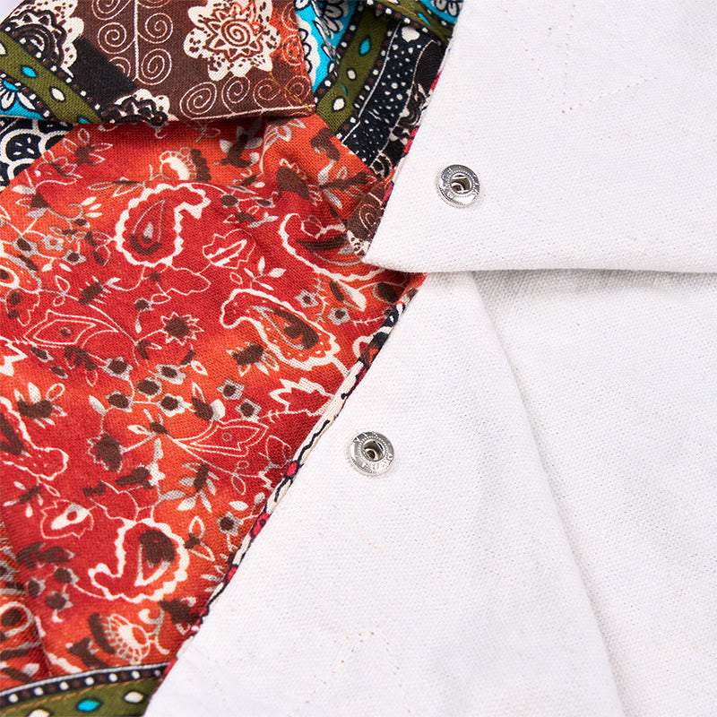 Bolso de Hombro de Algodón con Rayas de Colores de Buddha Stones - image 7