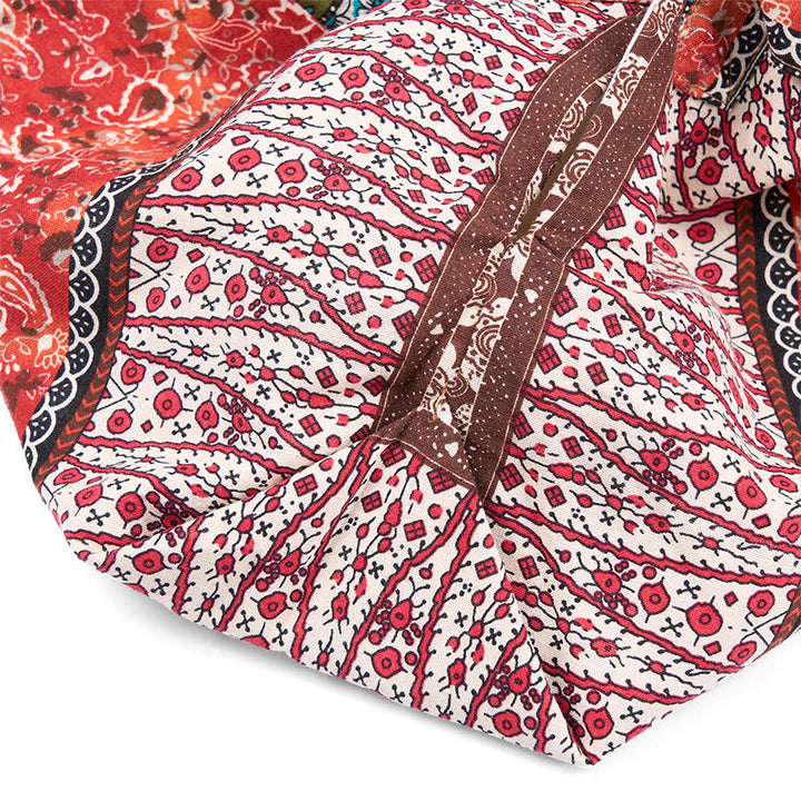 Bolso de Hombro de Algodón con Rayas de Colores de Buddha Stones - image 9