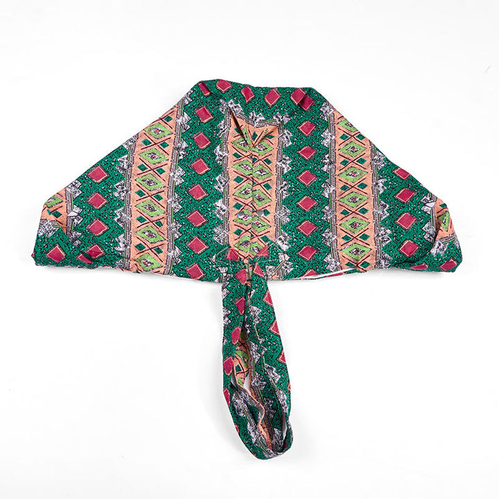 Bolso de Hombro de Algodón con Rayas de Colores de Buddha Stones