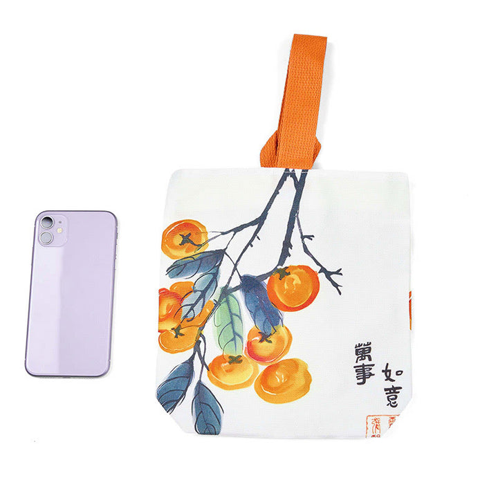 Bolso de Lona de Caqui Buddha Stones