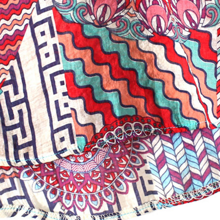 Buddha Stones Camisa de Mitad de Botones con Geometría Mandala para Mujer - image 5