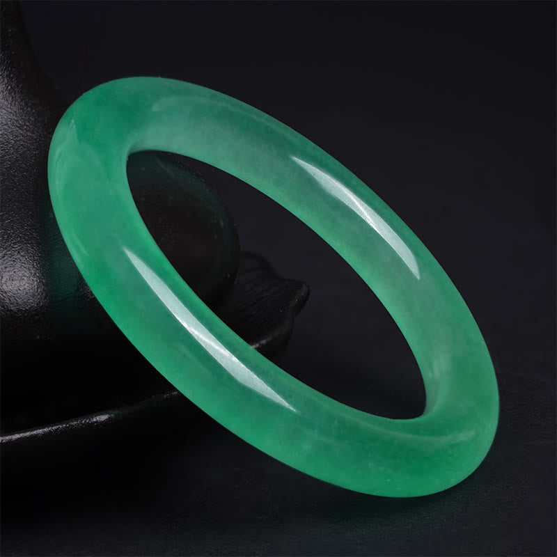 Buddha Stones Pulsera Brazalete de Jade Natural Suerte Prosperidad