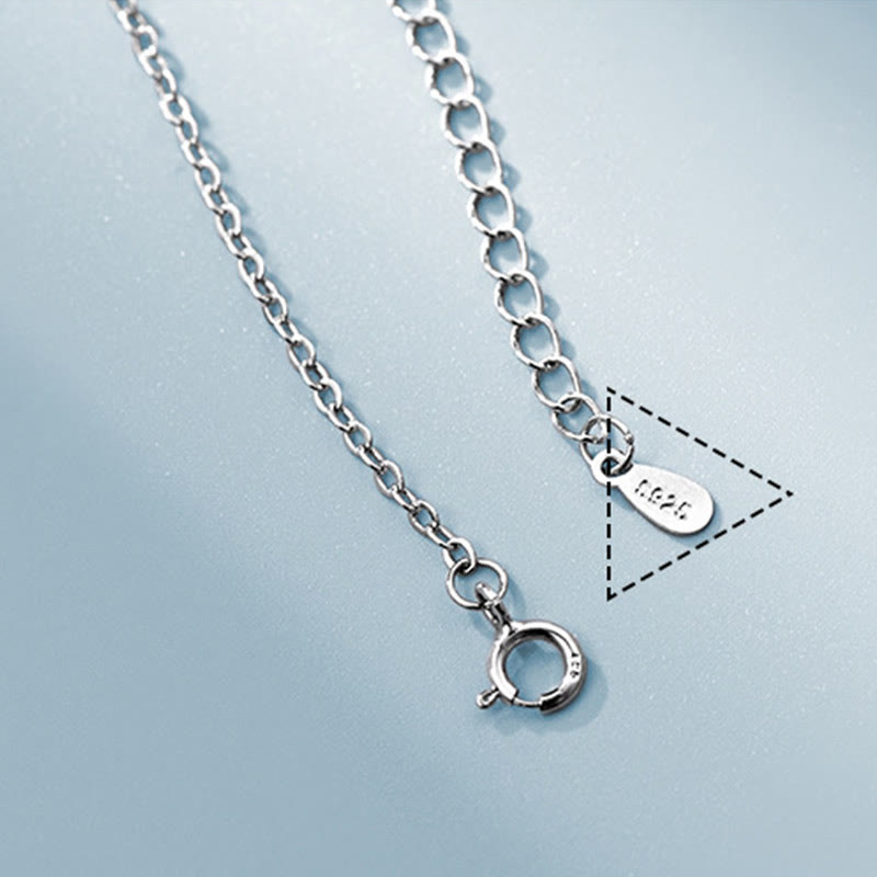 Buddha Stones Tobillera de Protección de Monedas de Cobre de Plata de Ley 925 con Campanas - image 7