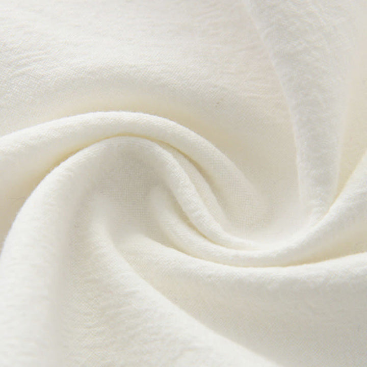 Buddha Stones Camisa de Manga Corta de Estilo Tang con Botón de Rana China para Hombre, Ropa de Algodón y Lino con Bolsillos - image 6