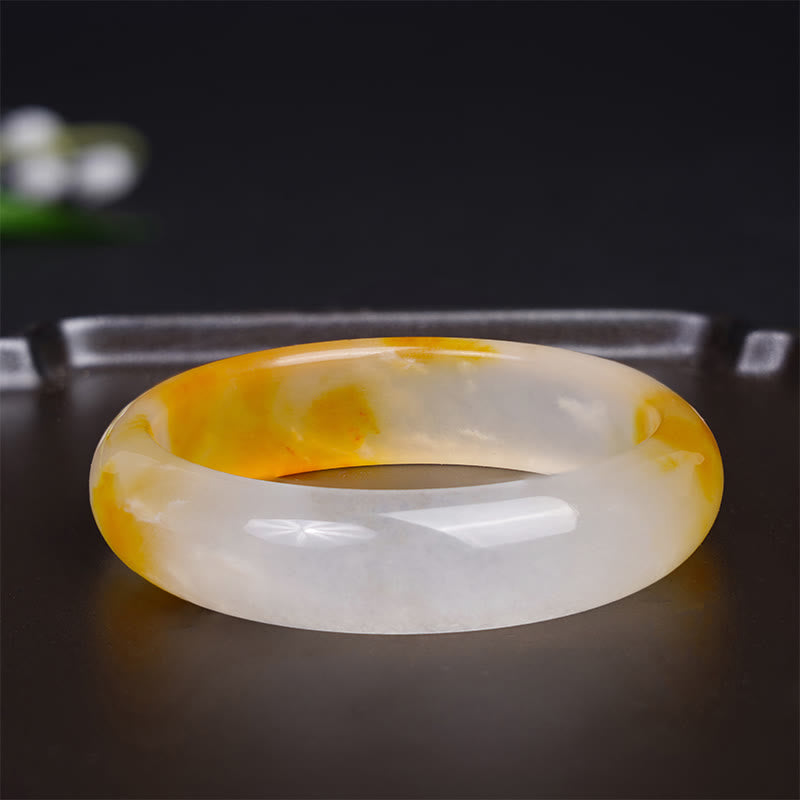 Brazalete de Armonía y Positividad de Ágata Amarilla Buddha Stones